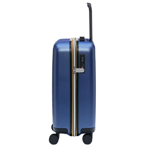 Trolley Eudoxie K-WAY blu con guscio in policarbonato K4125ZW 063 K-WAY KIDS 