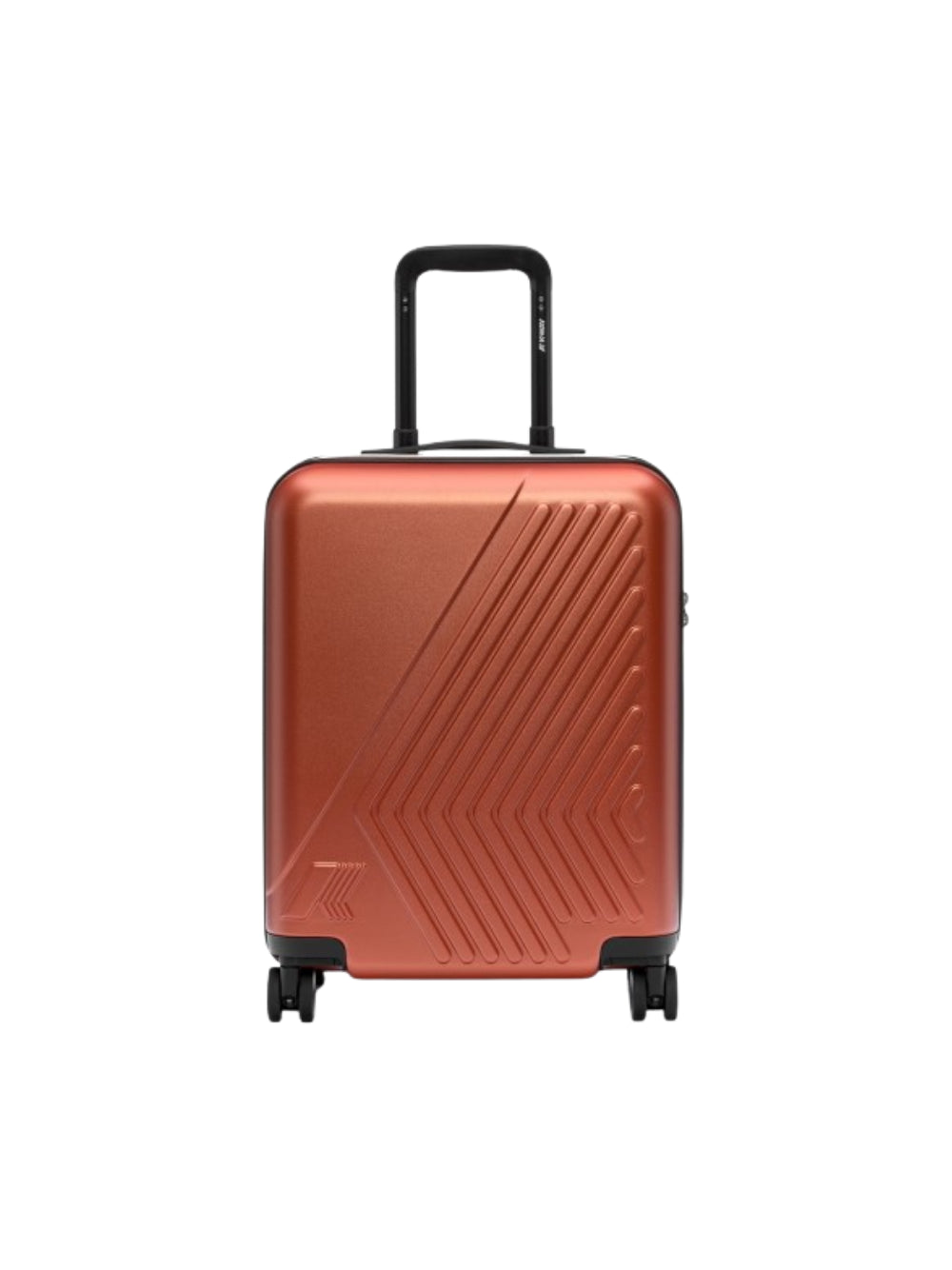 Trolley Eudoxie K-WAY arancione con logo stampato all-over K4125ZW 896 K-WAY KIDS 