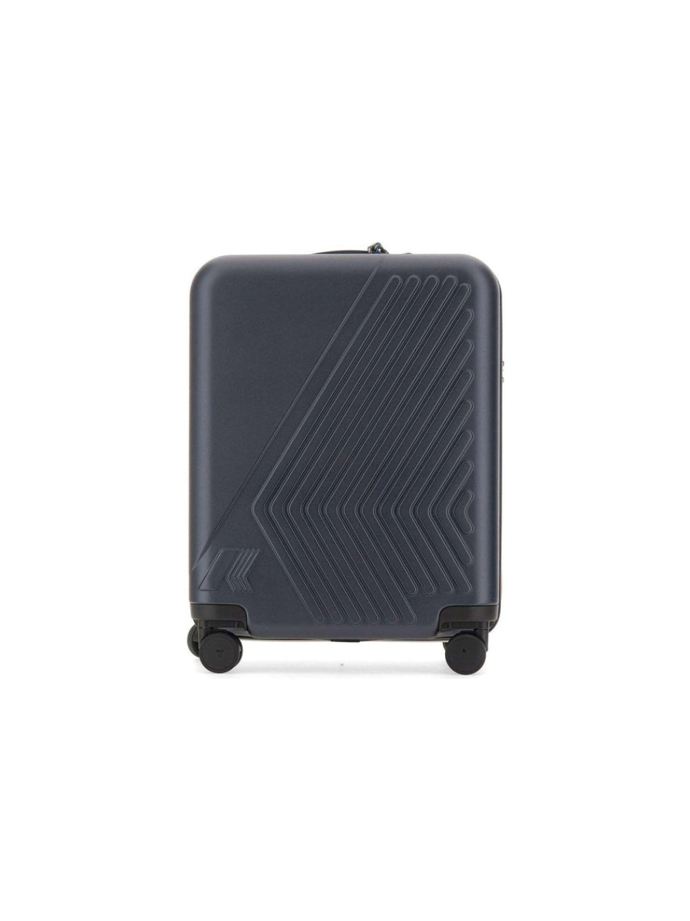 Trolley Eudoxie K-WAY blu con logo stampato all-over K4125ZW K89 K-WAY KIDS 