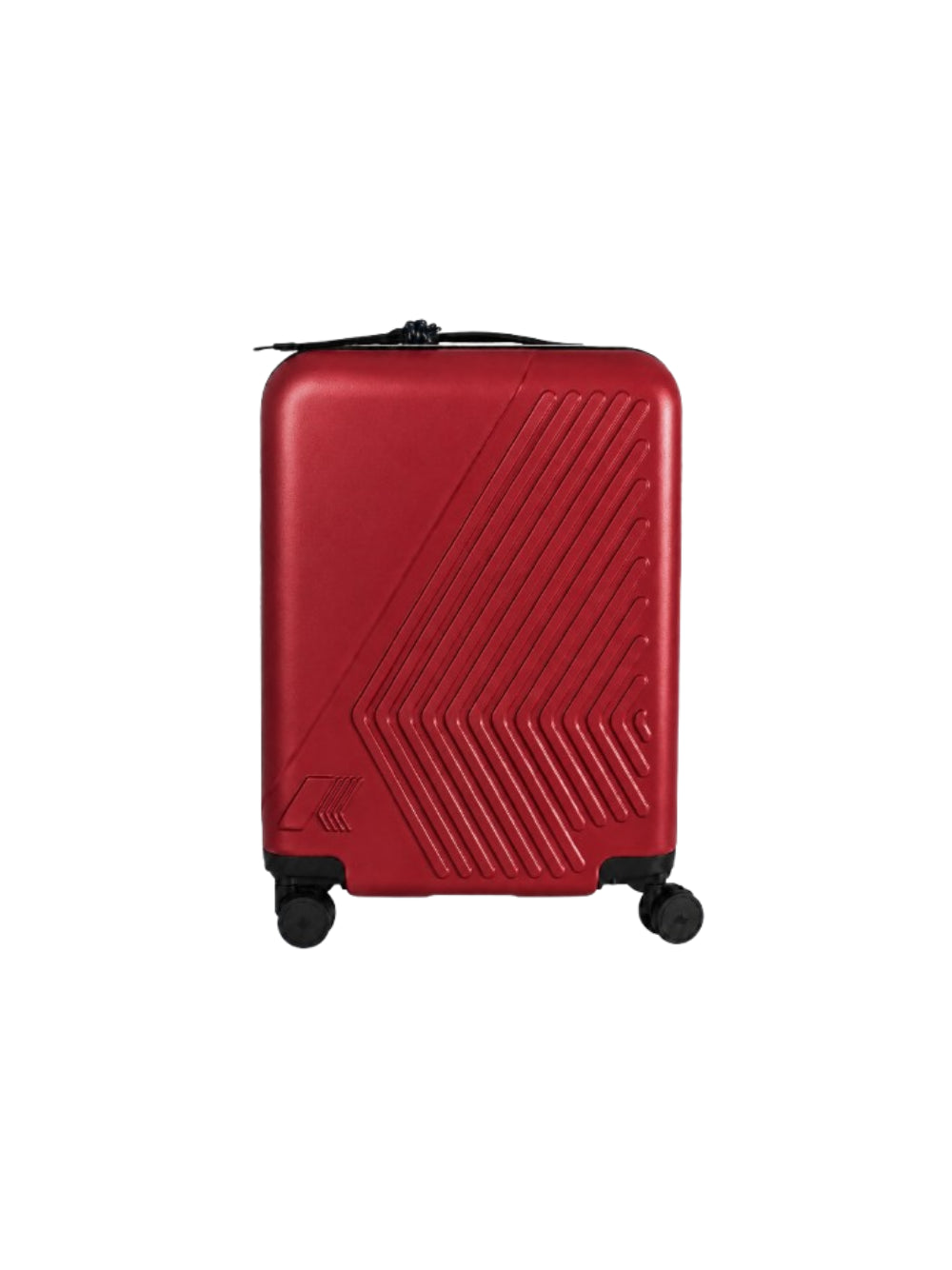Trolley Eudoxie K-WAY rosso con logo stampato all-over K4125ZW Q13 K-WAY KIDS 