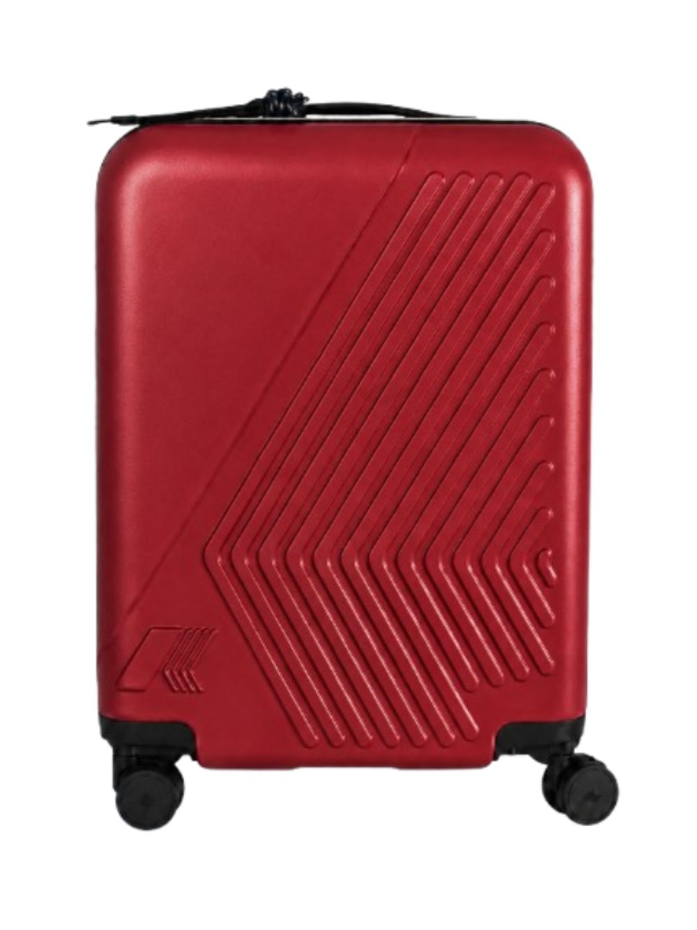 Trolley Eudoxie K-WAY rosso con logo stampato all-over K4125ZW Q13 K-WAY KIDS 