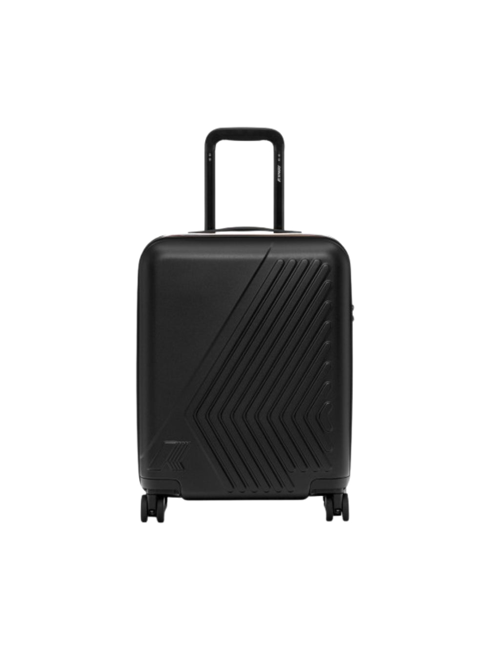 Trolley Eudoxie K-WAY  nero con logo stampato all-over K4125ZW USY K-WAY KIDS 