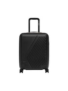 Trolley Eudoxie K-WAY  nero con logo stampato all-over K4125ZW USY K-WAY KIDS 