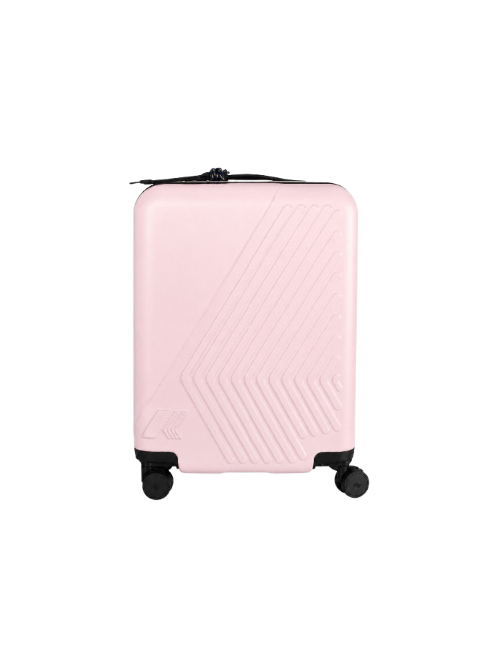 Trolley Eudoxie K-WAY  rosa con logo stampato all-over K4125ZW W4U K-WAY KIDS 