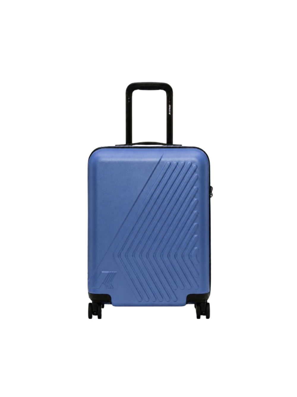 Trolley Eudoxie K-WAY blu con monogramma K-Way in rilievo tono su tono K4125ZW XVJ K-WAY KIDS 