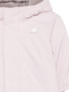 Giubbino per neonata K-WAY Kids rosa con applicazione logo sul davanti K4133HW D11 K-WAY KIDS 