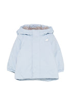 Giubbino E. Jack per neonato K Way Kids azzurro con toppa con logo K4133HW DA1 K-WAY KIDS 