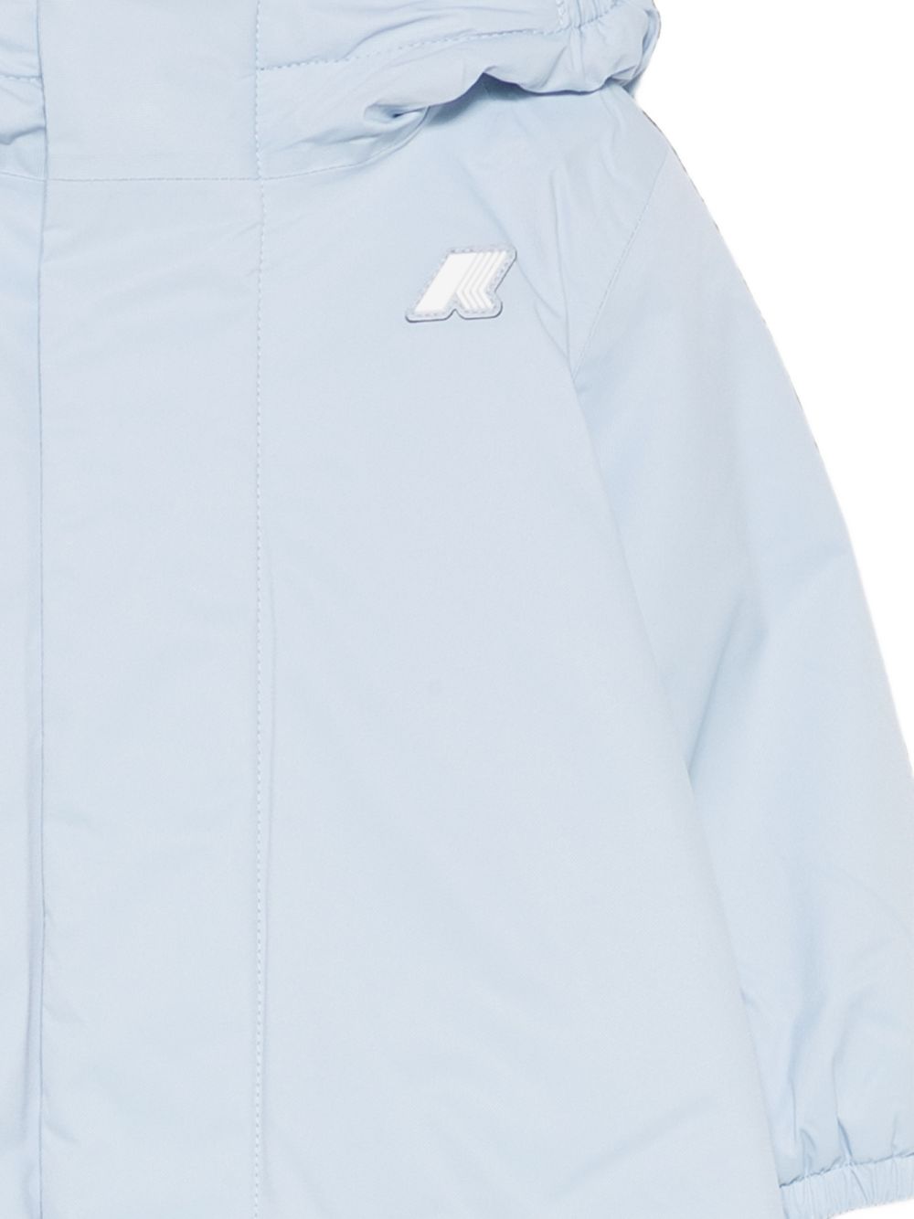 Giubbino E. Jack per neonato K Way Kids azzurro con toppa con logo K4133HW DA1 K-WAY KIDS 