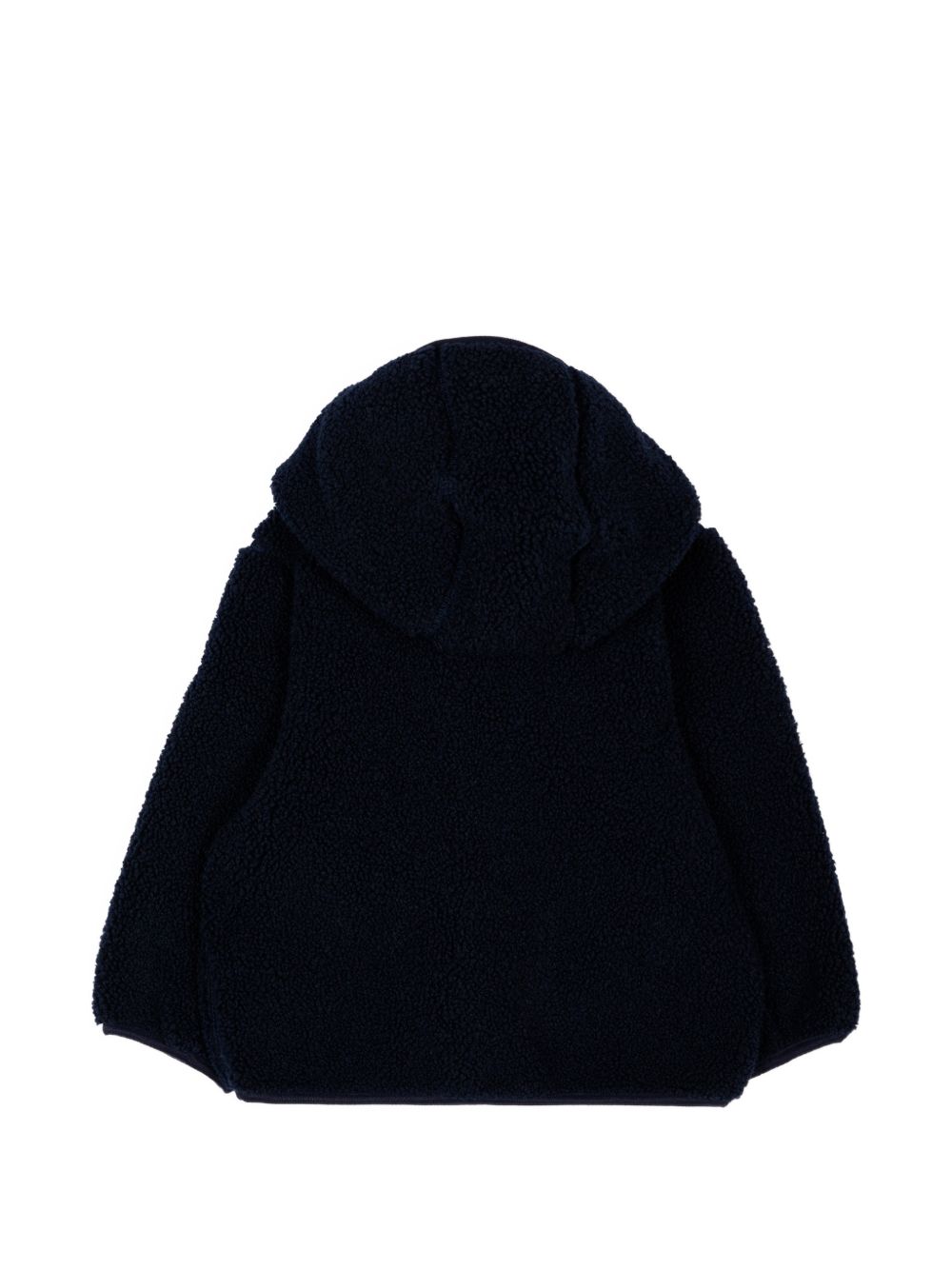Giubbino per neonato K-Way Kids blu scuro con cappuccio con finta pelliccia K41478W K89 K-WAY KIDS 