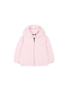 Giubbino per neonata K-Way Kids rosa con cappuccio con finta pelliccia K41478W W4U K-WAY KIDS 