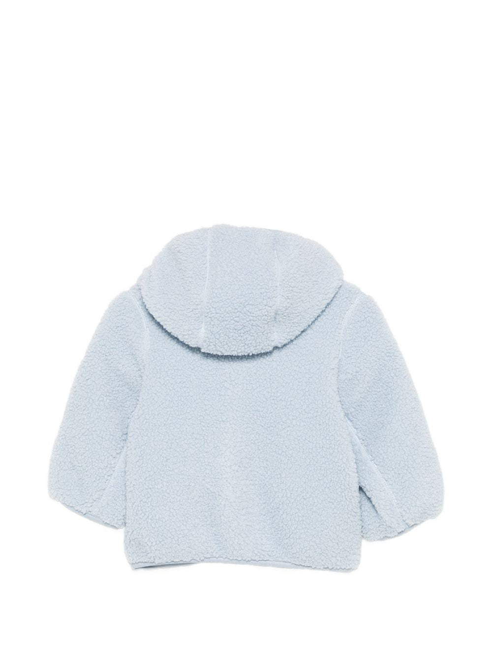 Giacca per neonato K Way Kids azzurra con trama effetto lana K41478W XWK K-WAY KIDS 