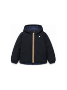 Giubbino per bambini K-WAY Kids nero con logo sul davanti K5128VW DBH K-WAY KIDS 