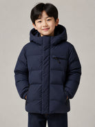 Giubbino per bambino K-WAY Kids blu con logo sul davanti K6141CW K89 K-WAY KIDS 