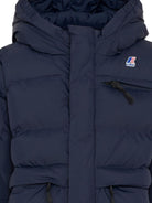 Giubbino per bambino K-WAY Kids blu con logo sul davanti K6141CW K89 K-WAY KIDS 