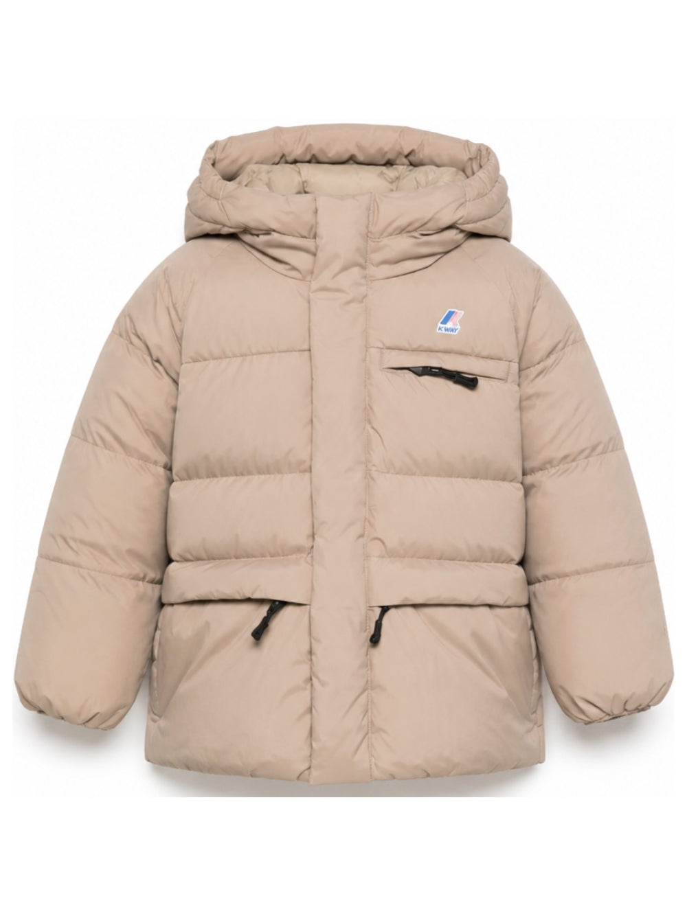 Piumino per bambino k Way Kids beige con design imbottito K6141CW WG9 K-WAY KIDS 