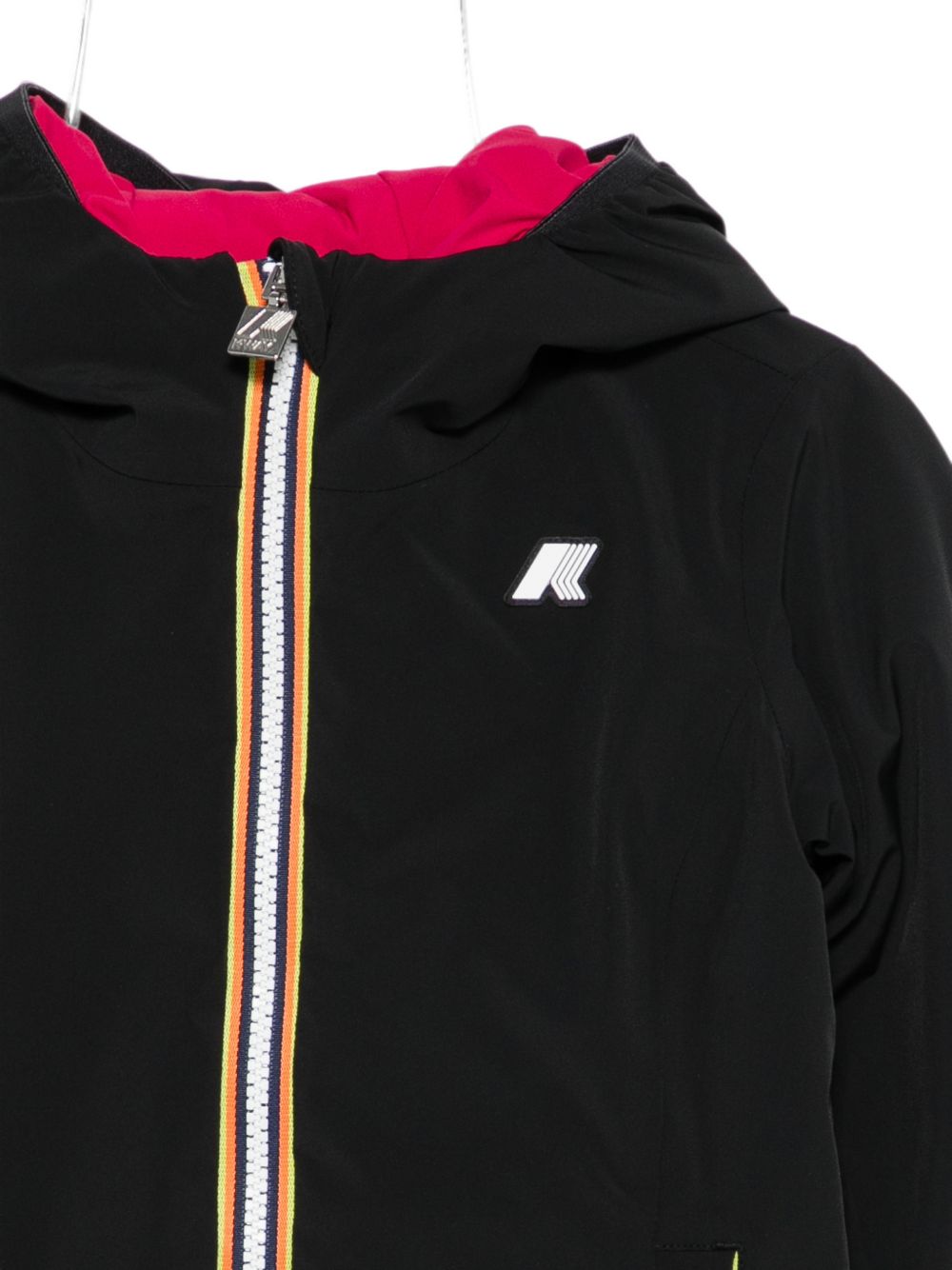 Giubbino per bambina K-WAY Kids nero con logo sul davanti K71339W DCL K-WAY KIDS 