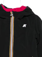 Giubbino per bambina K-WAY Kids nero con logo sul davanti K71339W DCL K-WAY KIDS 