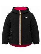 Giubbino per bambina K-WAY Kids nero con logo sul davanti K71339W DCL K-WAY KIDS 