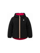 Giubbino per bambina K-WAY Kids nero con logo sul davanti K71339W DCL K-WAY KIDS 