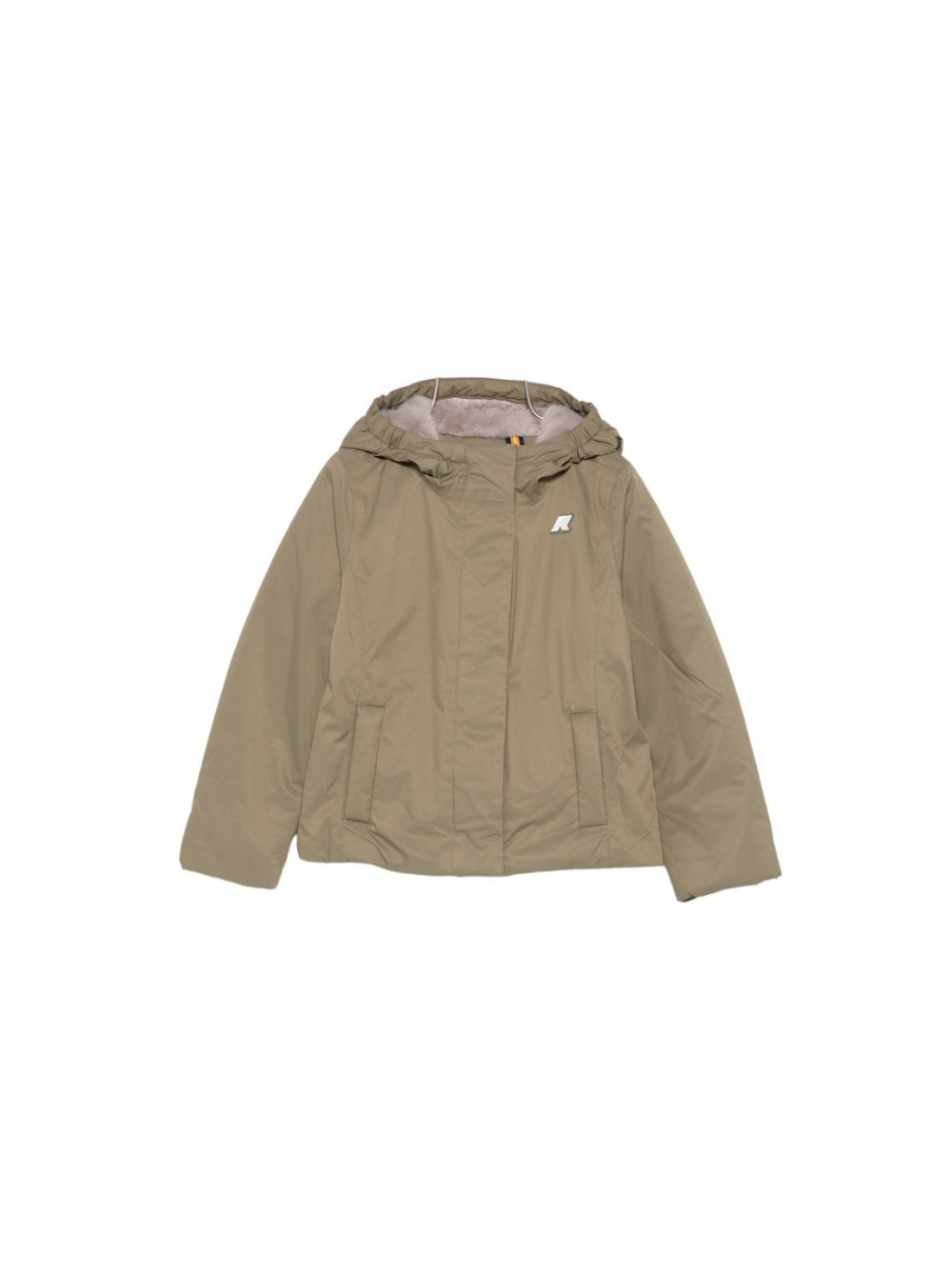 Giacca unisex bambino K-Way Kids beige con toppa logo K7136ZW DC9 K-WAY KIDS 