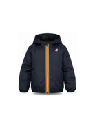 Giubbino per bambini K-WAY Kids blu con logo sul davanti K7141FW K89 K-WAY KIDS 