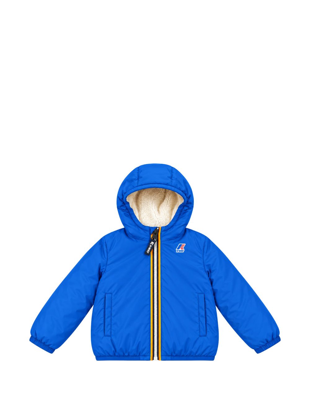 Giubbino per neonati K-Way Kids blu con fodera in pile K7142RW 063 K-WAY KIDS 