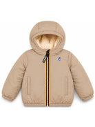 Giubbino per neonati K-Way Kids beige con fodera in pile K7142RW WG9 K-WAY KIDS 