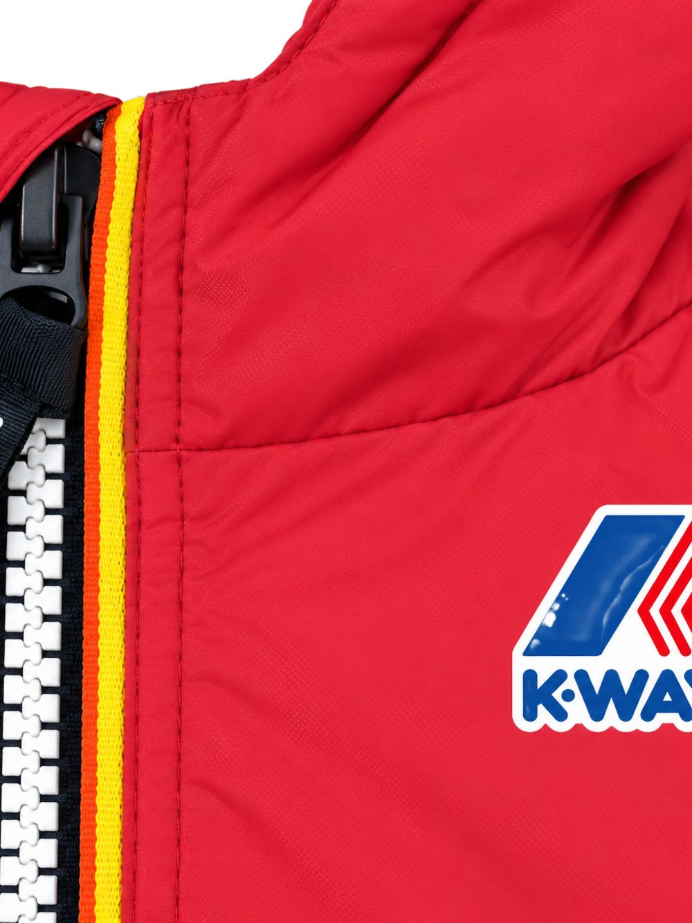 Giubbino per neonati K-Way Kids rosso con fodera in pile K7142RW X6R K-WAY KIDS 