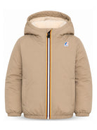 Giacca per bambino K Way Kids beige Le Vrai 4.0 Claude Orsetto K7142TW WG9 K-WAY KIDS 