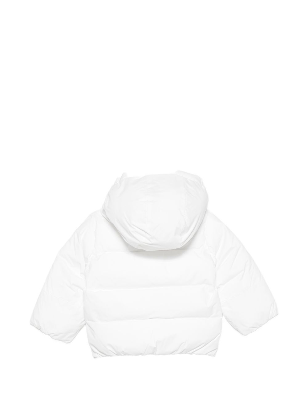 Giubbino per neonati K-WAY Kids bianco con logo sul davanti K7142VW 490 K-WAY KIDS 