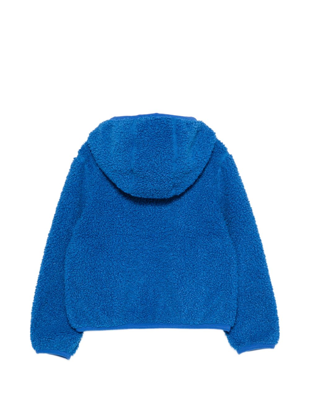 Giacca in pile per bambino K Way Kids blu con cappuccio K8136WW DAL K-WAY KIDS 
