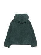 Giubbino per bambini K-WAY Kids verde con tessuto in pile K8136WW DAM K-WAY KIDS 