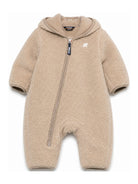 Tutina in pile per neonati K Way Kids beige con cappuccio K8138YW XP2 K-WAY KIDS 