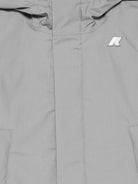 Impermeabile per bambino K Way Kids grigio con cappuccio e logo K8145DW 411 K-WAY KIDS 
