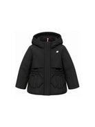 Giubbino per bambina K-WAY Kids nero con design trapuntato K81528W USY K-WAY KIDS 