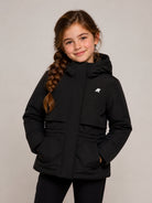 Giubbino per bambina K-WAY Kids nero con design trapuntato K81528W USY K-WAY KIDS 