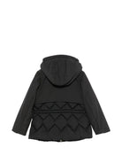 Giubbino per bambina K-WAY Kids nero con design trapuntato K81528W USY K-WAY KIDS 