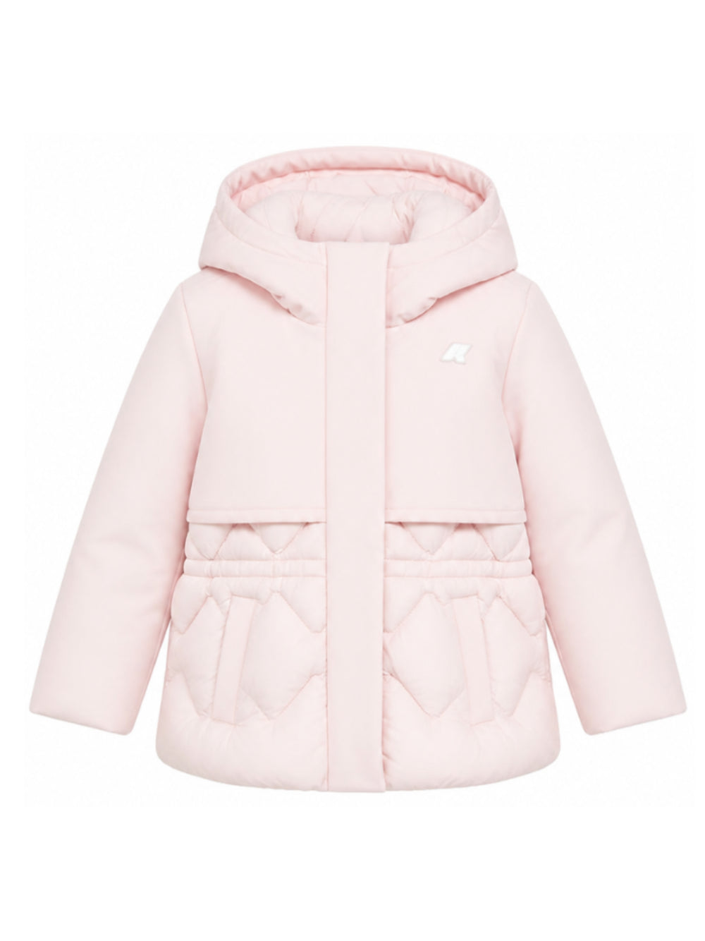 Giubbino per bambina K-WAY Kids rosa con design trapuntato K81528W W4U K-WAY KIDS 