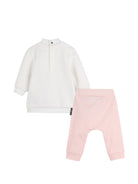 Set felpa e pantaloni per neonata Karl Lagerfeld Kids multicolore con ricamo Choupette sul davanti Z31279 N74 KARL LAGERFELD KIDS 
