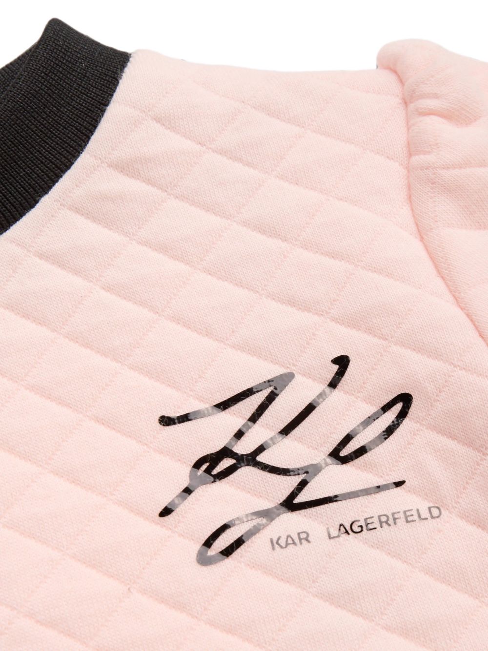 Set felpa e gonna per neonata Karl Lagerfeld Kids rosa con stampa Choupette Z31281 M94 KARL LAGERFELD KIDS 