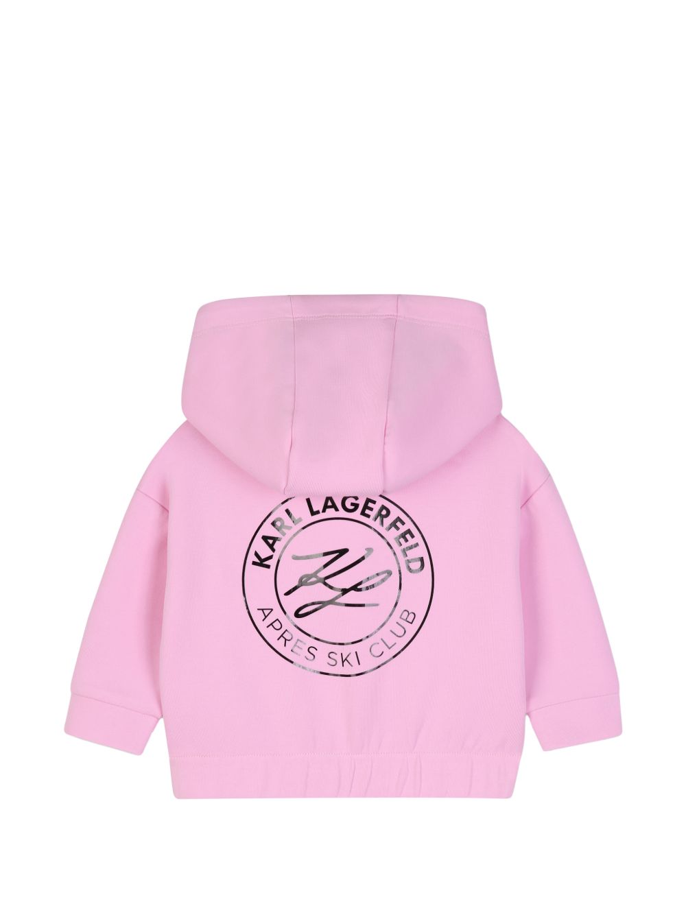 Set tre pezzi per neonata Karl Lagerfeld Kids rosa con stampa Choupette Z31293 47U KARL LAGERFELD KIDS 