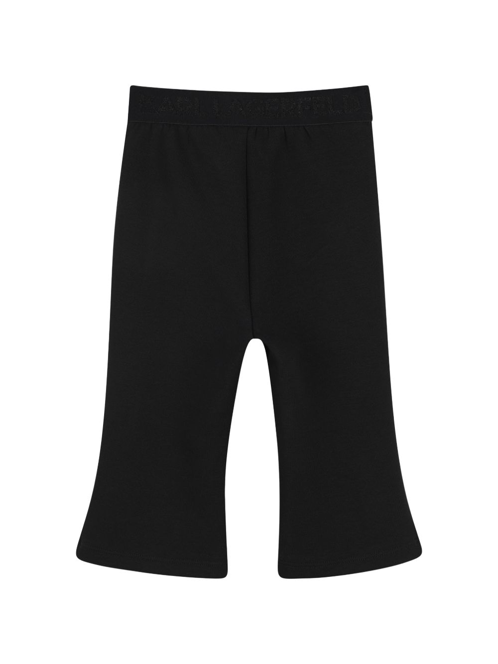 Set tuta sportiva per neonata Karl Lagerfeld Kids nero con stampa logo all-over Z31296 09B KARL LAGERFELD KIDS 