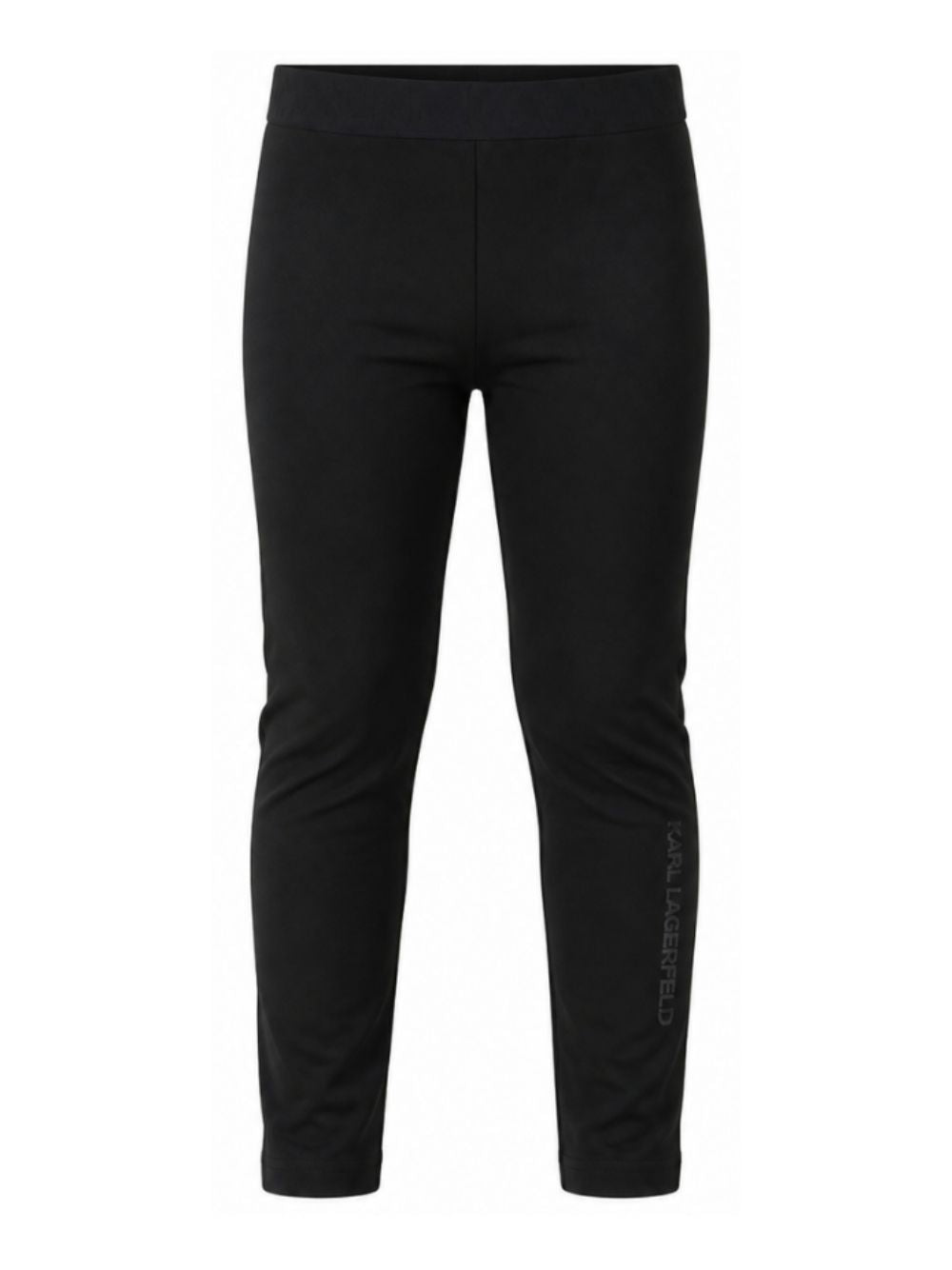 Leggins per bambina Karl Lagerfeld Kids neri con design elasticizzato Z31317 09B KARL LAGERFELD KIDS 