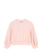 Felpa per bambina Karl Lagerfeld Kids rosa con stampa Choupette Z31318 471 KARL LAGERFELD KIDS 