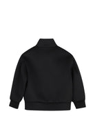 Felpa per bambina Karl Lagerfeld Kids nera con dettagli con strass Z31322 09B KARL LAGERFELD KIDS 
