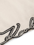 Maglione per bambina Karl Lagerfeld Kids bianco con maniche a sbuffo Z31324 182 KARL LAGERFELD KIDS 