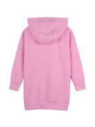 Abito per bambina Karl Lagerfeld Kids rosa con stampa grafica Z31329 47U KARL LAGERFELD KIDS 