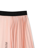Gonna per bambina Karl Lagerfeld Kids rosa con design con pieghe Z31346 471 KARL LAGERFELD KIDS 
