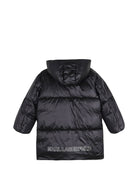 Piumino per bambino Karl Lagerfeld Kids nero con logo sulla tasca Z31355 09B KARL LAGERFELD KIDS 