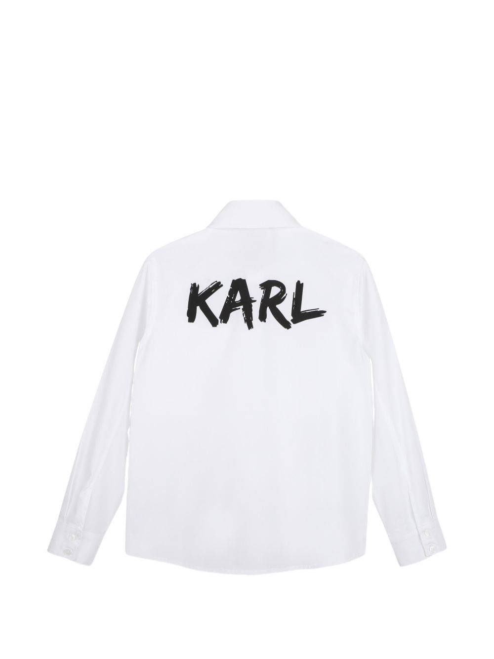 Camicia per bambino Karl Lagerfeld Kids bianca con colletto classico Z31378 10P KARL LAGERFELD KIDS 